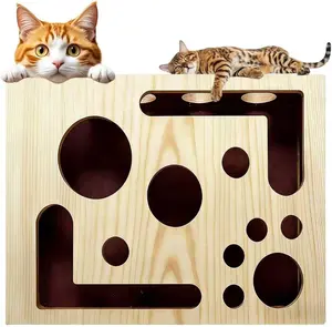 2026 New Cat Scratch Puzzle Enrichment Box, Cat Nail File Box with Sandpaper Inside, Toy Gift for a Cats That Hates Having Its Nails Trimmed, Stress-Free Alternative to Trimming Nails