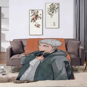 Takashi Mitsuya-1 Style Blanket, Vibrant Colors, Soft Comfortable Fabric, Warm Experience, Ideal for Bedroom Living Room Office Camping