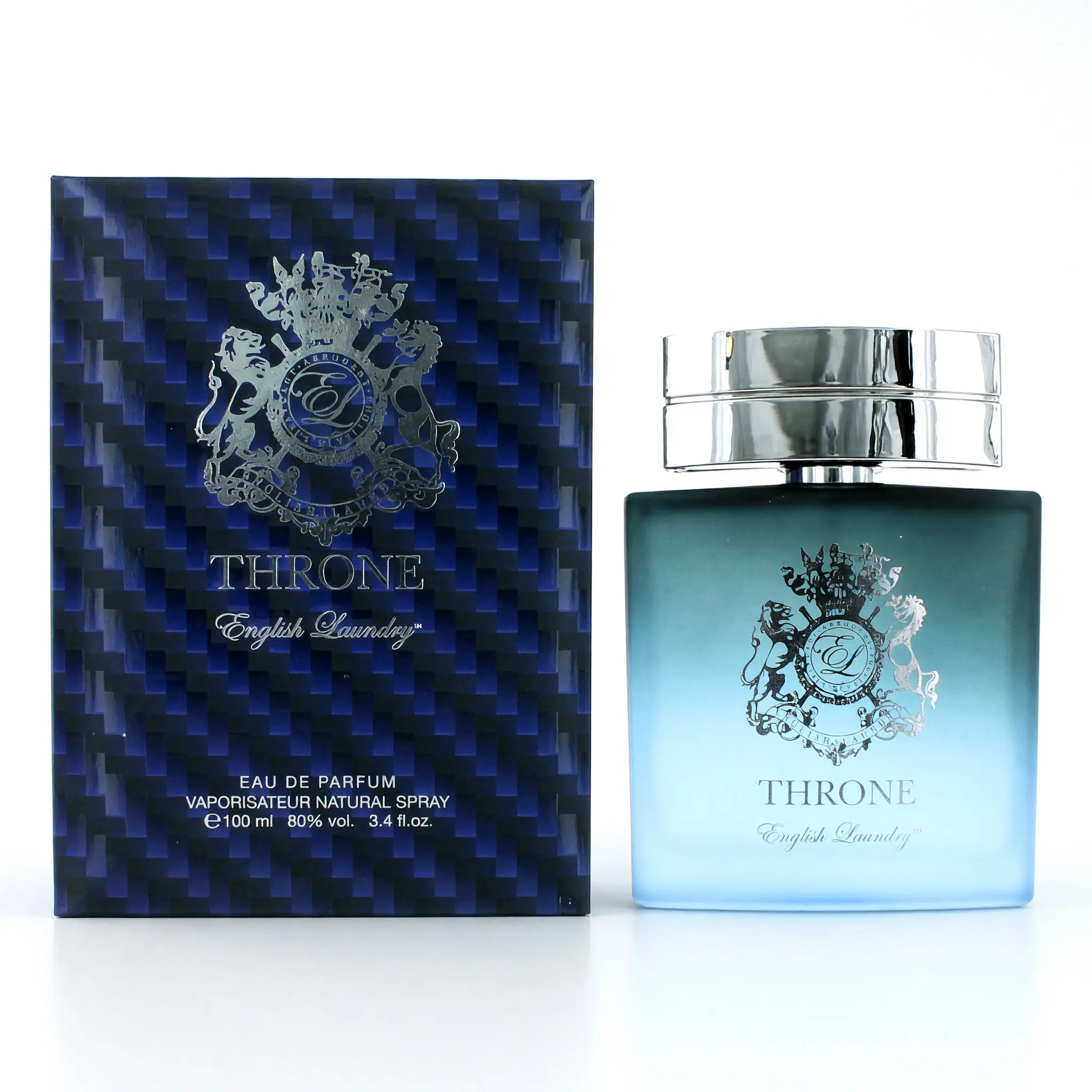Throne by English Laundry, 3.4 oz EDP Spray for Men, Spray Atomizer Men's Fragrance, Citrus, Grapefruit, Jasmine, Floral, 3.4 Fl Oz, Citrus Blend