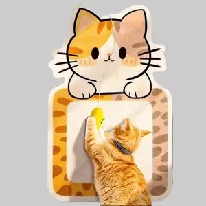 Furniture-Saving Wall Cat Scratching Board | Thick Wear-Resistant Surface #CatLovers #HomePetGear