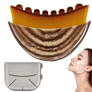 Lymph Contour Brush, Facial Lymph Drainage Massager, Ergonomic Design, Precise Skin Fit, Beauty Tool for Face Massage