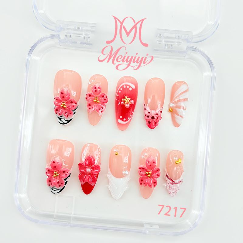 .DP.7217.Handcrafted 3D Wearable Nail Art