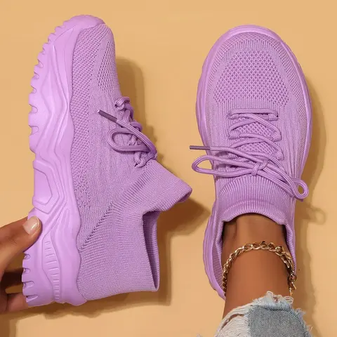Women's Casual Running Shoes, Textile Upper Material, Round Toe Design, Wide Fit, All-Season Wear, Less Than Ankle Height, Casual Running Sneakers, Running Style Shoes, Shoe For Runners