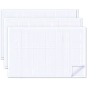 3 Pads 11X17 Inches Double Sided Graph Paper Large Grid Drafting Blueprint Paper for Architects 4 Squares Per Inch 50 Sheets Each Pad