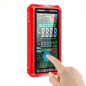 High Precision Touchscreen Digital Multimeter, Multi-Functional Electrical Repair Tool, Anti-Burn Protection, Rechargeable
