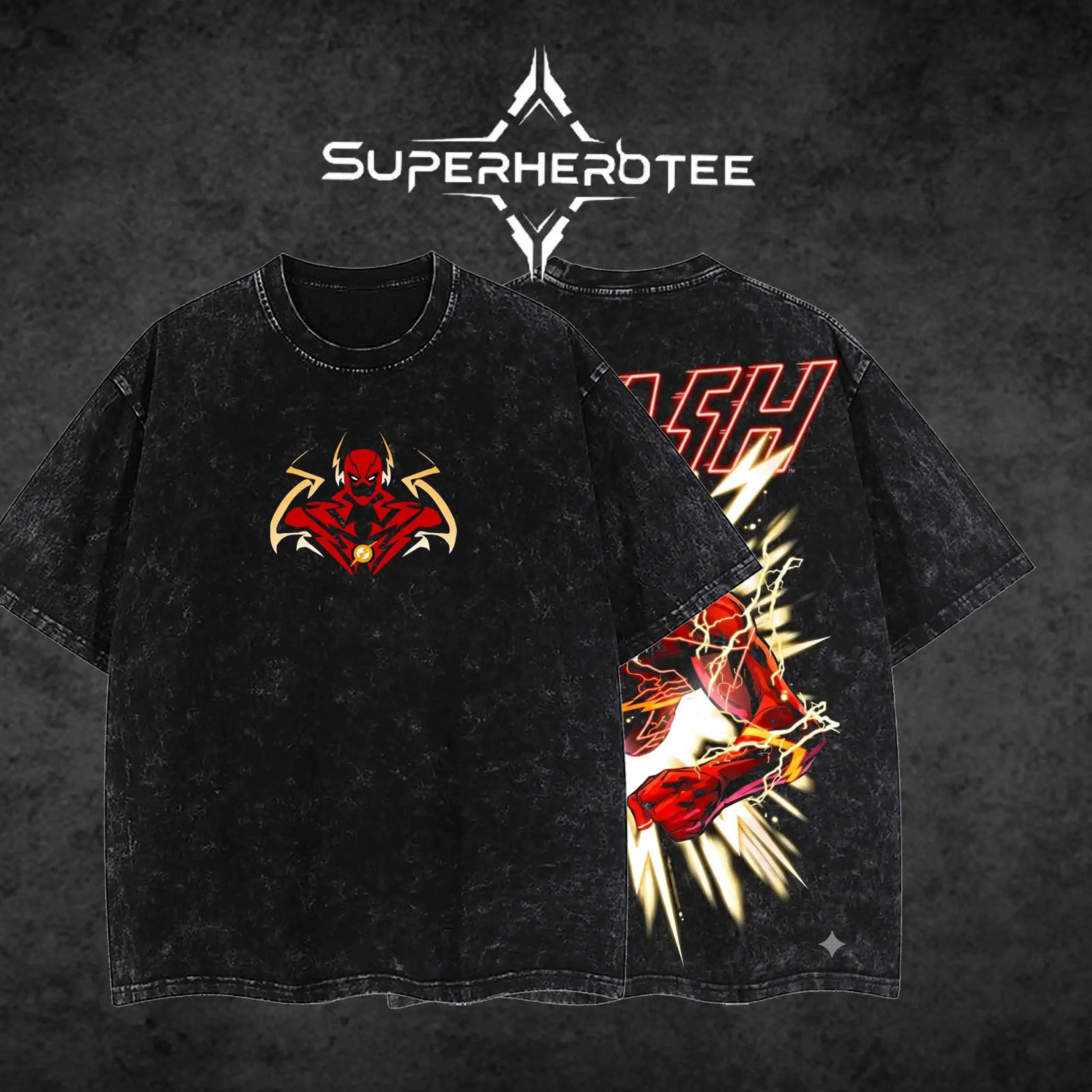 Speedster Speed V2.2026 Comic Edition Oversized Acid Washed T-Shirt | Lightweight Cotton Double Print Graphic Streetwear | Men's 90s Casual Retro Short Sleeve Outfit | Vintage American Aesthetic Trendy Top | Best Everyday Summer Graphic Tee Shirt Merch