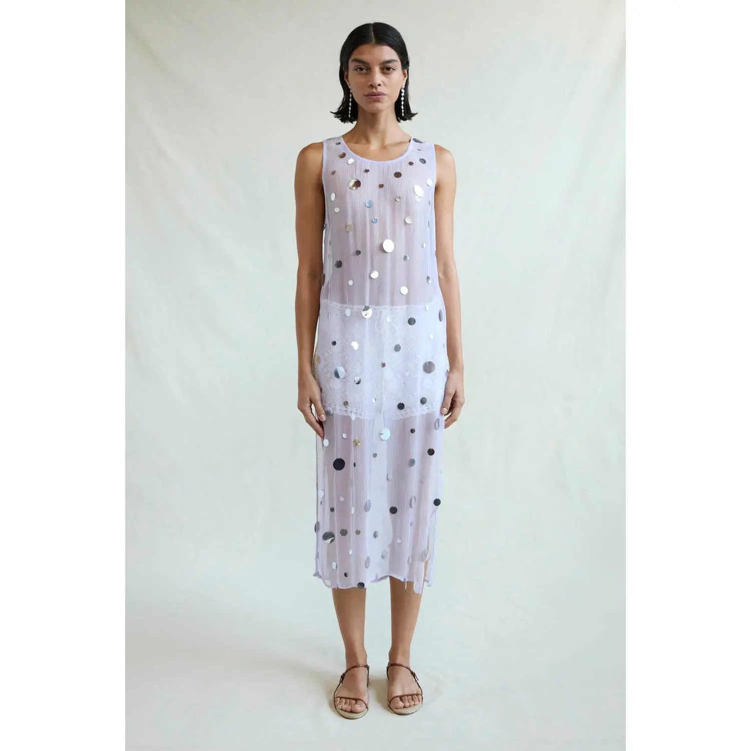 Chloe Sequin Tunic Lilac