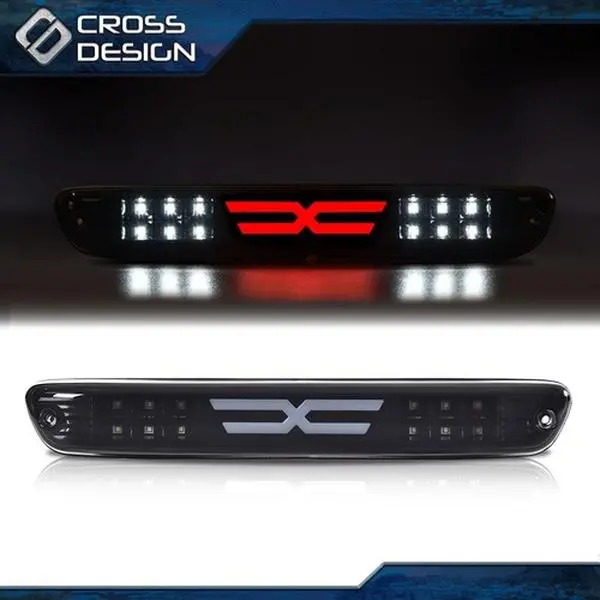 CROSSDESIGN LED Rear Third Brake Tail Cargo Lamp, Vehicle Accessories, GMC Accessories, LED Lights for Truck Rear Lights for 2004-12 Chevy Colorado & GMC Canyon, Led Rear Window Bar Third Brake Lights