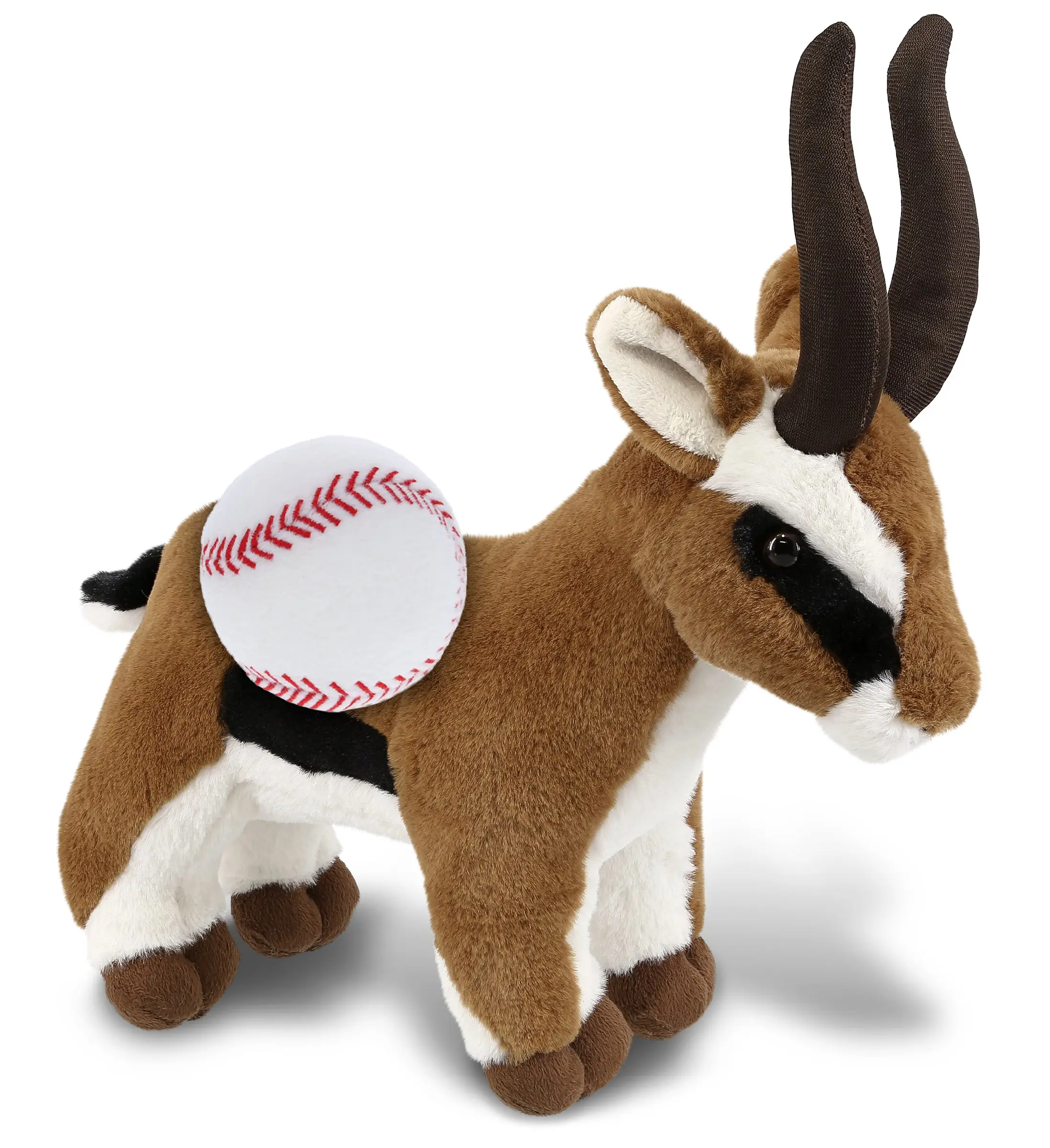 PLUSH BASEBALL - SUPER-SOFT PLUSH - ANTELOPE 10"