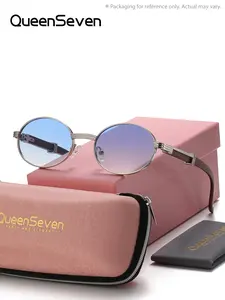 QueenSeven Unisex Exquisite Craftsmanship Full Frame Sunglasses Party Round Frame Sunglasses UV400