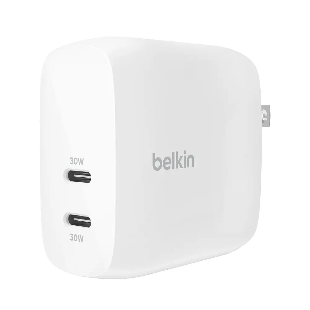 Belkin BoostCharge Pro Dual USB-C Charger with PPS 60W Belkin BoostCharge Pro Dual USB-C Charger with PPS 60W