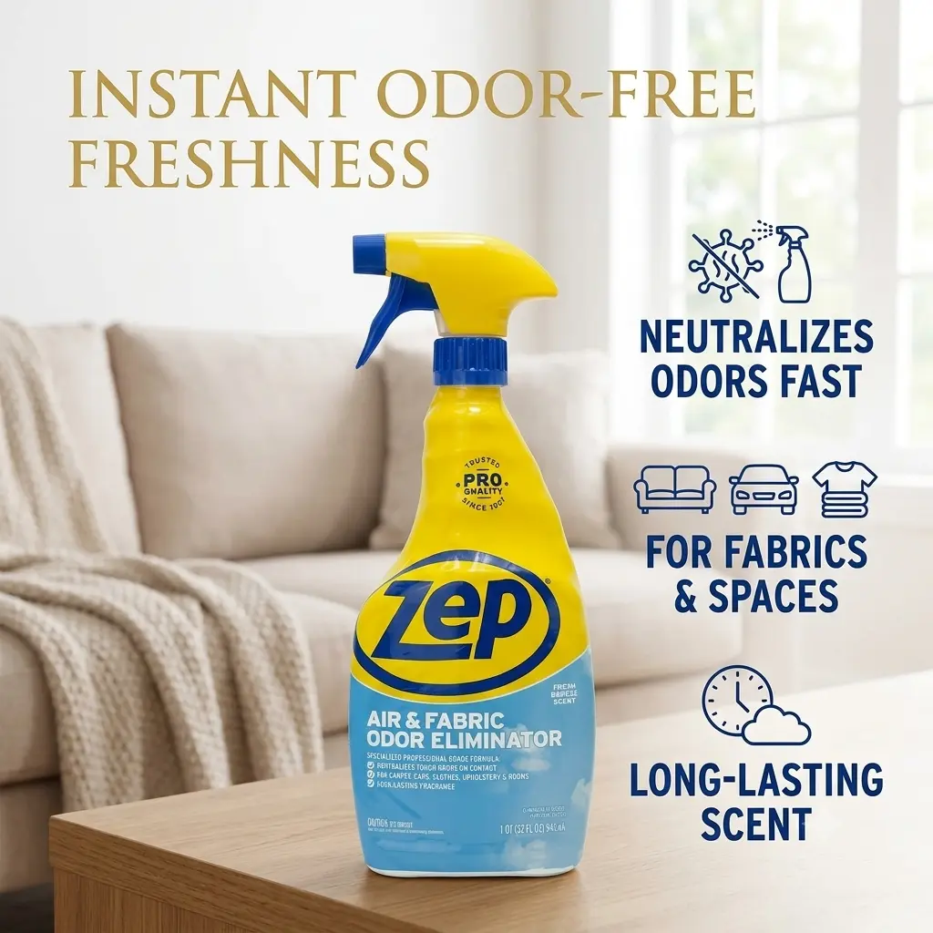 Zep ZUAIR32 Air and Fabric Odor Eliminator 32 oz