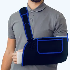Arm Sling Shoulder Immobilizer for Men and Women, Adjustable Rotator Cuff Support Brace, Fit Left or Right, Comfortable Medical Slings for Elbow and Wrist Injury, Forearm Fracture, Surgery Recovery