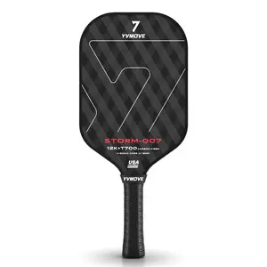 YVmove 12K Pickleball Paddle with 12K T700 Raw Carbon Fiber Surface & 16mm Power Polymer Core, Premium Pickle Ball Racket Designed for Ultimate Spin & Consistency, USAPA Approved