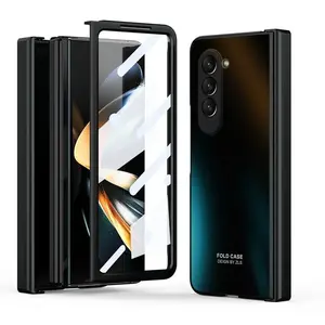 Fin High-grade Mechanical Plating Folding Phone Case for Samsung Galaxy Z Fold 7 6 5 4 3 Full Protection of The Shockproof Shell
