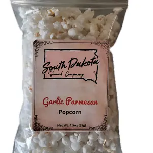 SD Snack Company White Garlic Parmesan Popcorn (1.5oz) - Small Batch Crunchy Crispy