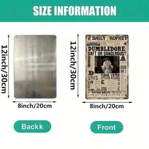 Cartoon Movie Poster Theme Aluminum Metal Sign Vintage Wall Decor for Living Room Home Art