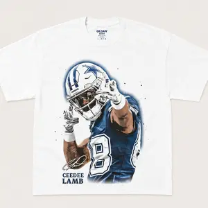 CeeDee Graphic T-Shirt, Vintage Football Streetwear Tee, Dallas Inspired Sports Fan Shirt, Gildan 5000 Heavy Cotton Tee