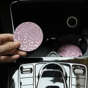 Car Cup Holder Coaster, Anti-slip Car Cup Holder Pad, Universal Car Interior Decoration Accessories for Women & Girls