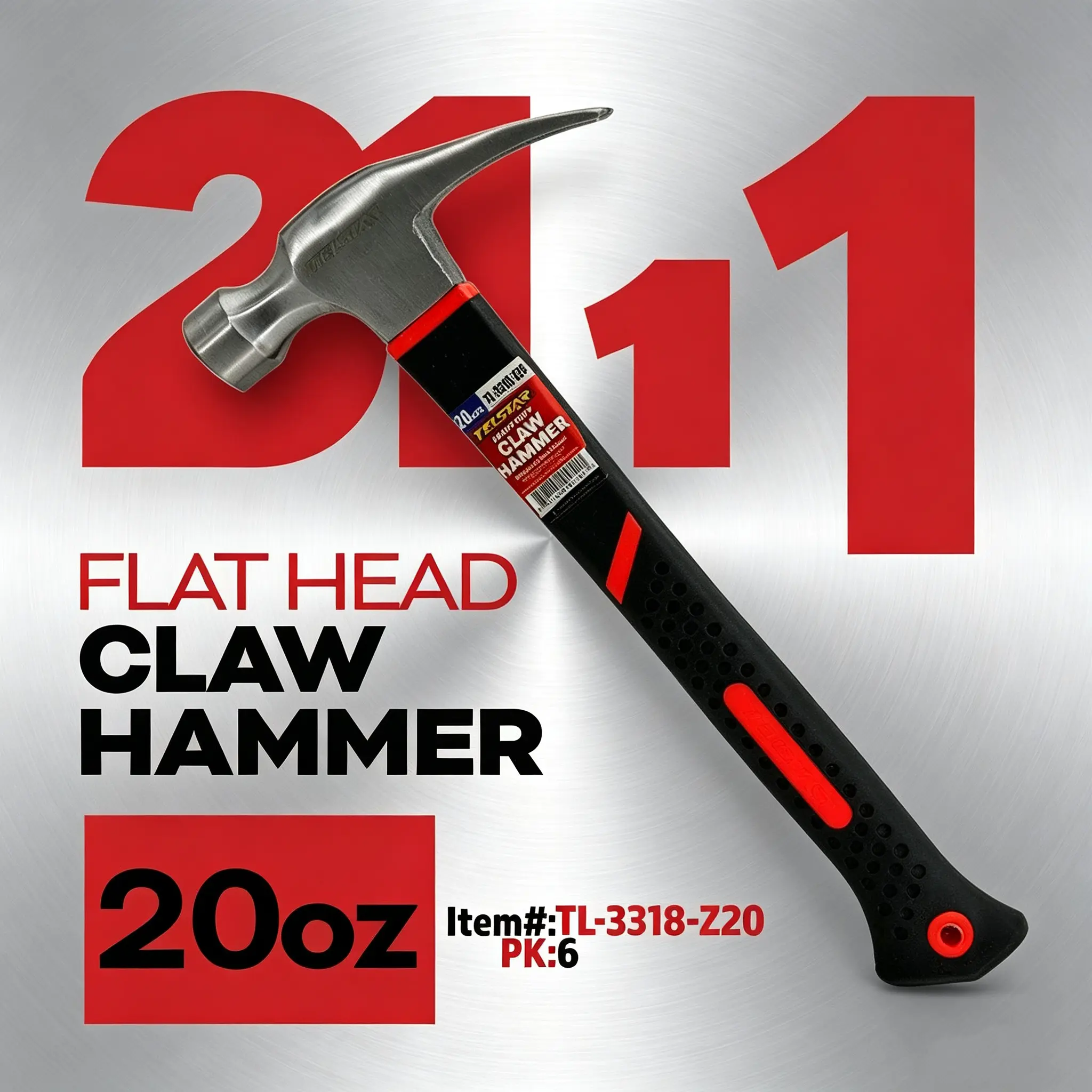 Mutt Tools Professional Drywall Hammer Hatchet – 20oz Head – Ergonomic Grip – Lath Hammer for Drywall Installation and Demolition