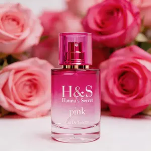 KJSK Eau De Toilette Women's Perfume，1.7oz(50ml) Pink & Violet & Rose，6-8 Hours Long Lasting Eau De Toilette， Perfect for Gifting & Dating