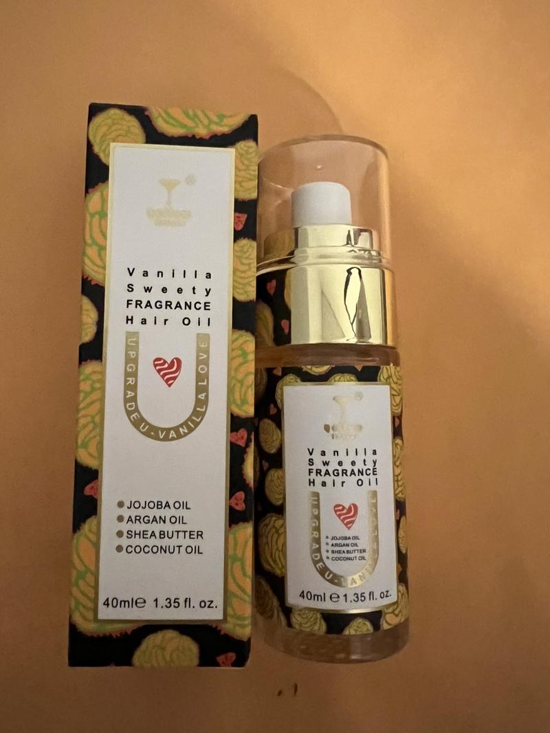 Fragrance Hair Oil with Jojoba, Argan, Shea Butter and Coconut Oil for Silky Finish and Brilliant Shine - Comfort, Hair Care