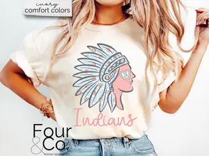 Indians Shirt, Indians Mascot Shirt, Indians Football Shirt