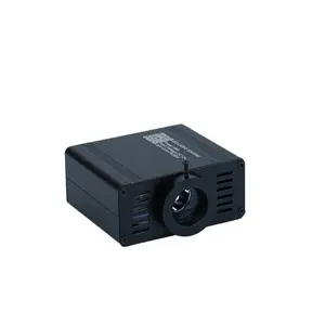 16W APP Voice-Controlled LED Fiber Optic Light Source Machine with Light-Controlled Lanterns, Ceiling Fixtures for Car Starry Sky & Indoor Lighting