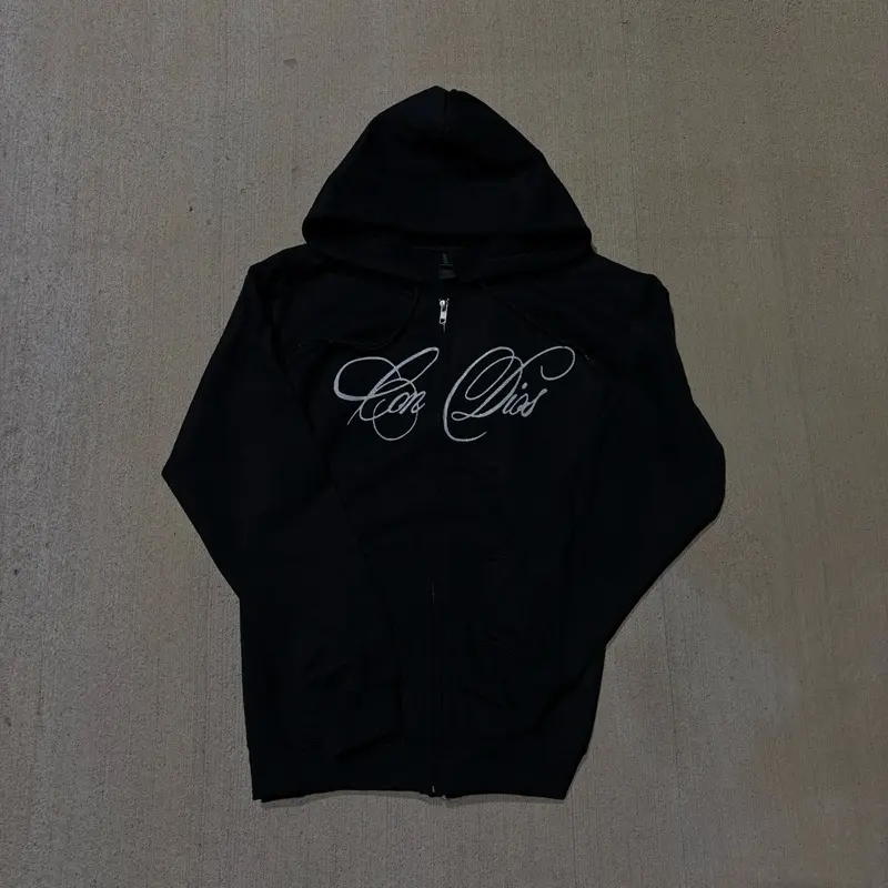 Con Dios Dios Por Delante full zip up