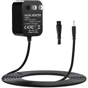 1.6V 80mA Replacement for Philips Norelco Charger Compatible with Philips G370 G250 G270 G290 G380 D350 G390, G470, G480 Grooming System and Beard Hair Trimmer QC5015 QG3080 QG3150 HQG265 HQG265