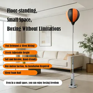 Professional Training Ball, Home Boxing Punching Bag, Adult Reaction Column - Soft Without Hurting Hands, Sensitive Strike Feedback. Freestanding Training Target, Tumbler Stress Relief Bag, Indoor Boxing Equipment, Speed Training Column,