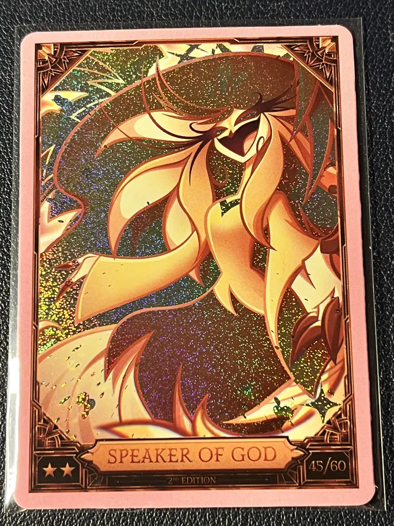 Hazbin Hotel Trading Card 2nd Edition Till The End Optichrome Foil