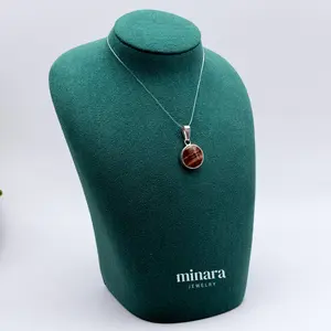 MINARA 950 Silver “ARAGONITA” Stone Pendant in Silver