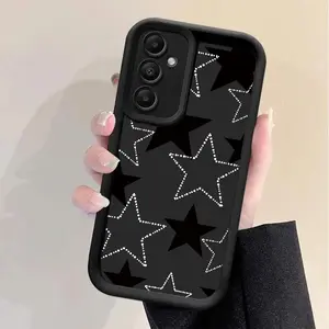 A Star-Patterned Phone Case Suitable for Samsung Galaxy S26 S25 S24 S23 S22 S21 Fe Plus Ultra A13 A14 A15 A16 A17 A33 A34 A35 A36 A52 A53 A54 Note20