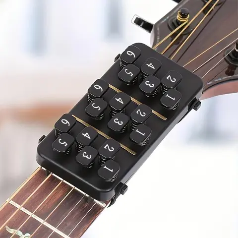 Guitar Chords Learning Toy, 1 Count Fun and Effective Trainer Guitar Chords Learning Toy, Electronic Musical Instrument Accessories