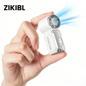 Mini Multipurpose Handheld Fan, Powerful Turbo Portable Fan with Speed Levels 1–199, 18,000 RPM High-Speed Motor, 3–13 h Max Cooling Time, 3600mAh Rechargeable Battery, Pocket Personal Travel Gadget for Women and Men