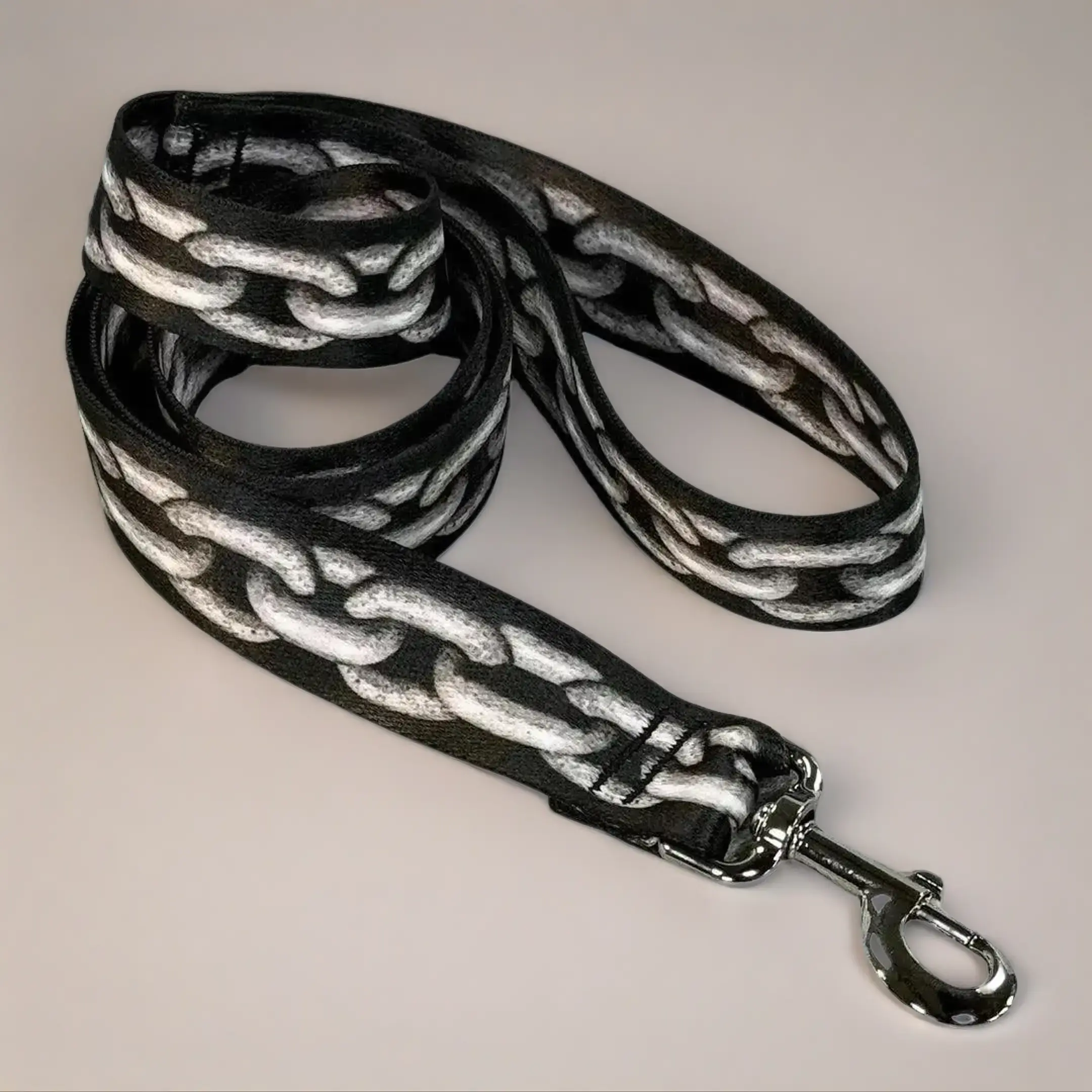 Chain Print Dog Leash Chain Print Dog Leash