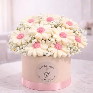 Elegant Flower Candle Bouquet