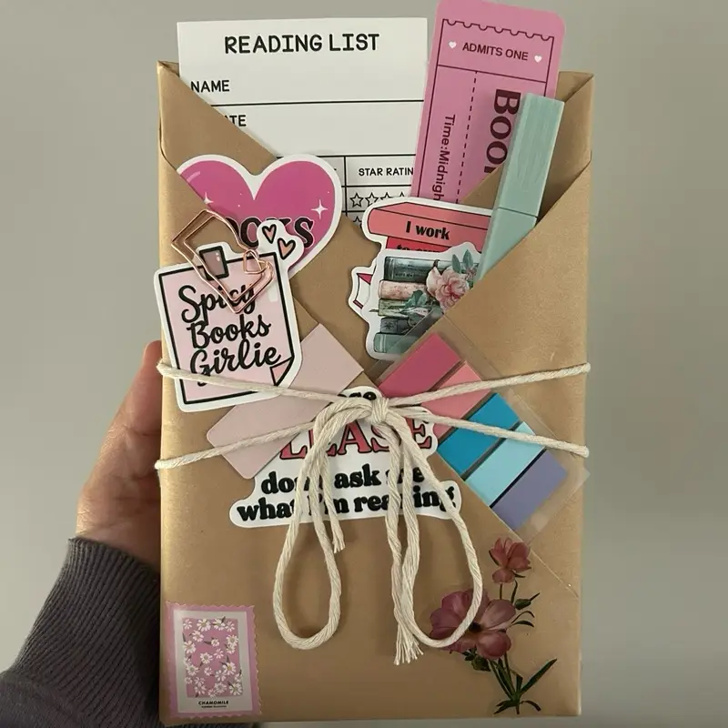 Blind Date With A Book, Book Lover, Surprise Book, BookTok, Romance, Thriller, Bookish Gift, Highlighter, Bookmark, Stickers