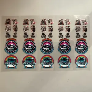 Sheet of UVDTF pen wraps