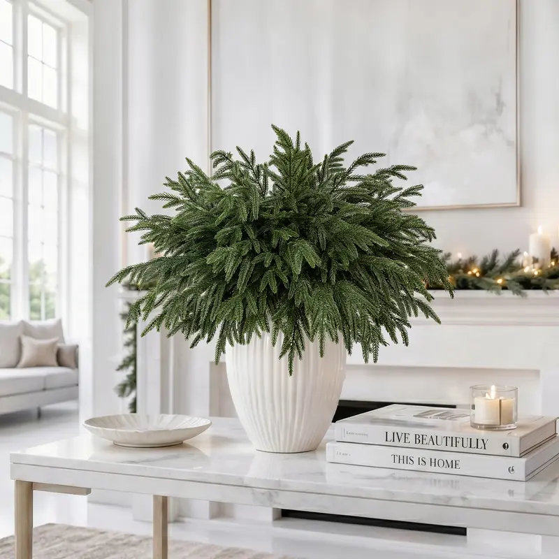 Full artificial Norfolk pine arrangement