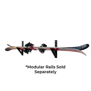 Pesca Innovations Ski Holder Attachment | Modular Storage System with Separate Modular Rails for Skis, Customizable Options Available