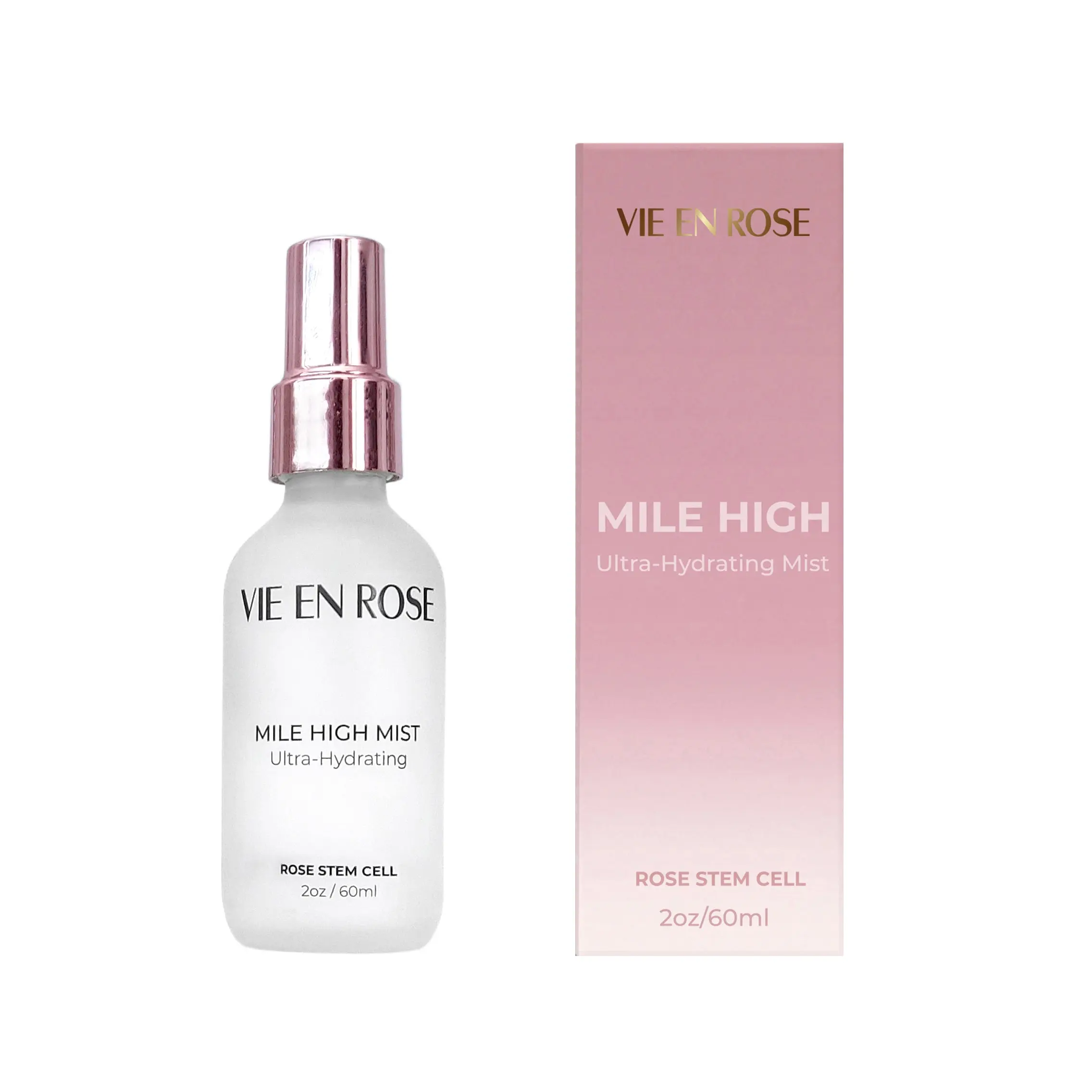 Ultra-Hydrating Mist – Moisturizing &  Soothing Facial Spray with Hyaluronic Acid, Rosewater & Aloe Vera for Glowing, Dewy Skin (100ml) Moisturizer| VIE EN ROSE