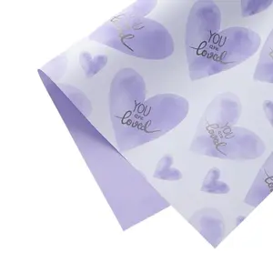 19 sheets of "You Are loved" rose bouquet packaging paper, waterproof flower packaging paper, Valentine's Day, wedding, birthday, Mother's Day, Thanksgiving, holiday parties and gift decorations, Gift Wrapping Supplies, Gift Package