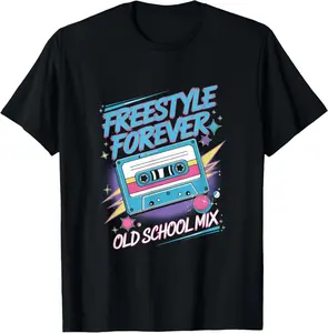 100% Cotton Freestyle Forever Old School Mix - Perfect Concert T-Shirt