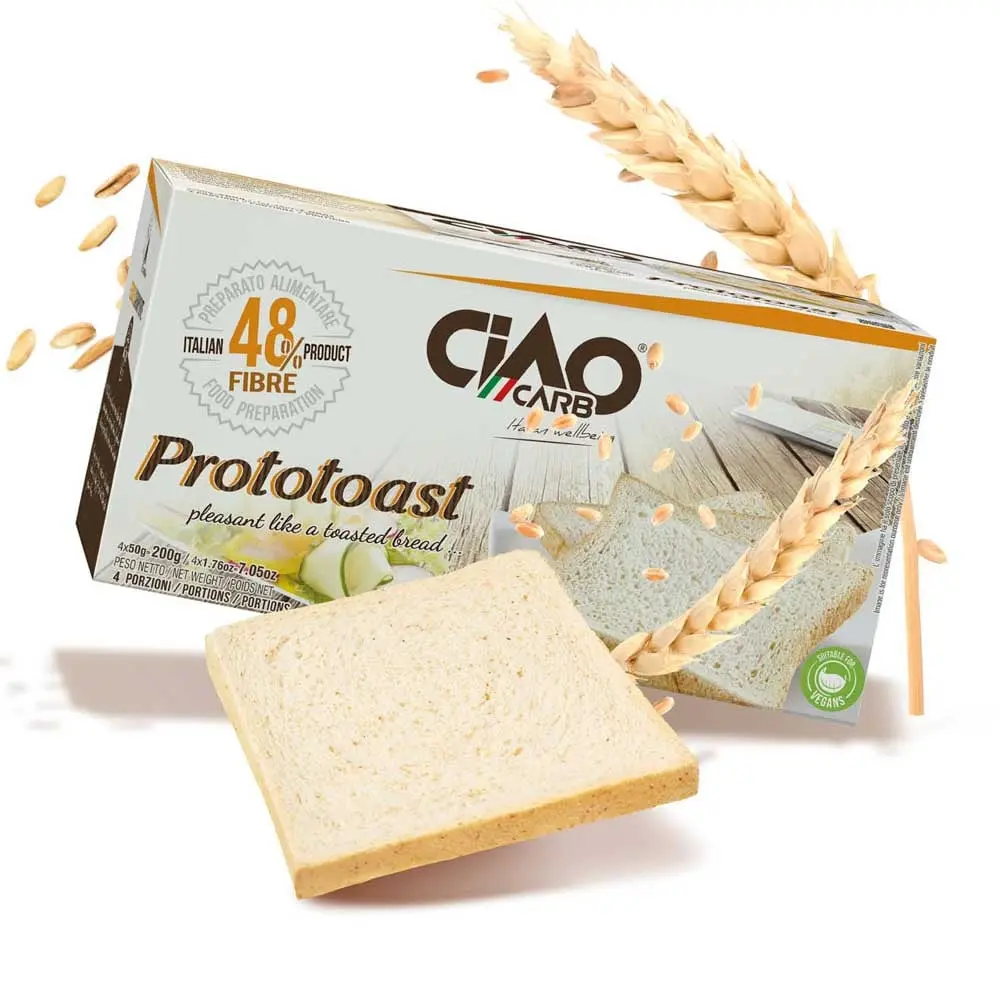 Fiber-Focused Plain Toast Snack, 16 Slices, 200g