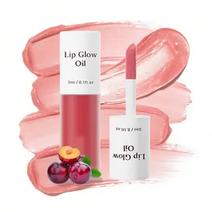 Hydrating Fruit Lip Oil - Non-Sticky Nourishing Formula for All-Day Moisturizing Chapped Lips Repair High-Shine Gloss Lipstick Topper Ideal For Daily Makeup & Overnight Treatment