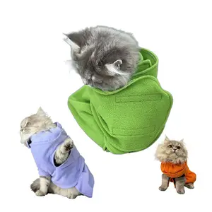 Calming Cat Wrap (Solid Color Series) - Multi-Use for Nail Trimming, Eye Drops & Vet Visits Calming Cat Wrap (Solid Color Series) - Multi-Use for Nail Trimming, Eye Drops & Vet Visits