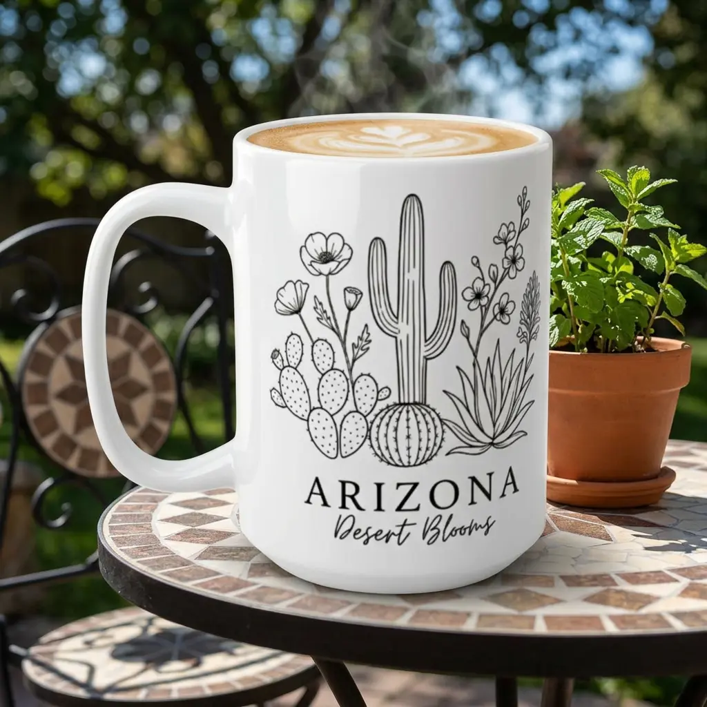 Arizona Desert Blooms Mug
