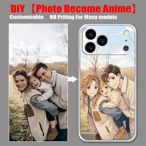Custom Photo Phone Case – Please Send Image After Purchase.Photo to Anime DIY Transparent Phone Case, compatible with iPhone 11/12/13/14/15/16/17 series (including Pro/Plus/Max/Air/mini/16e).